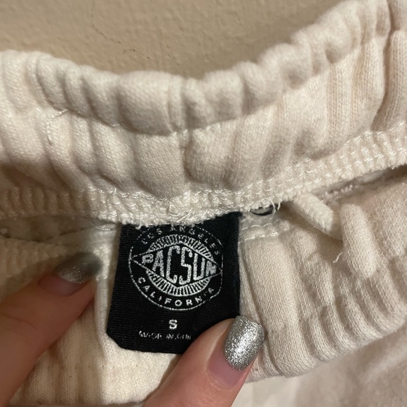PacSun Cream Sweatpants Joggers - Picture 4 of 7